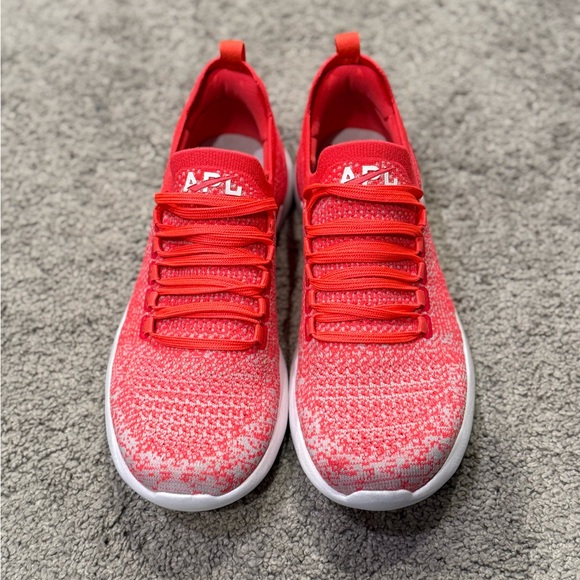 APL Techloom Breeze Bright Pink Knit Sneakers - Picture 1 of 7